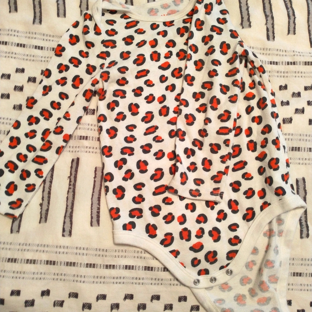 Cat & Jack Leopard/Cheetah Print Onesie